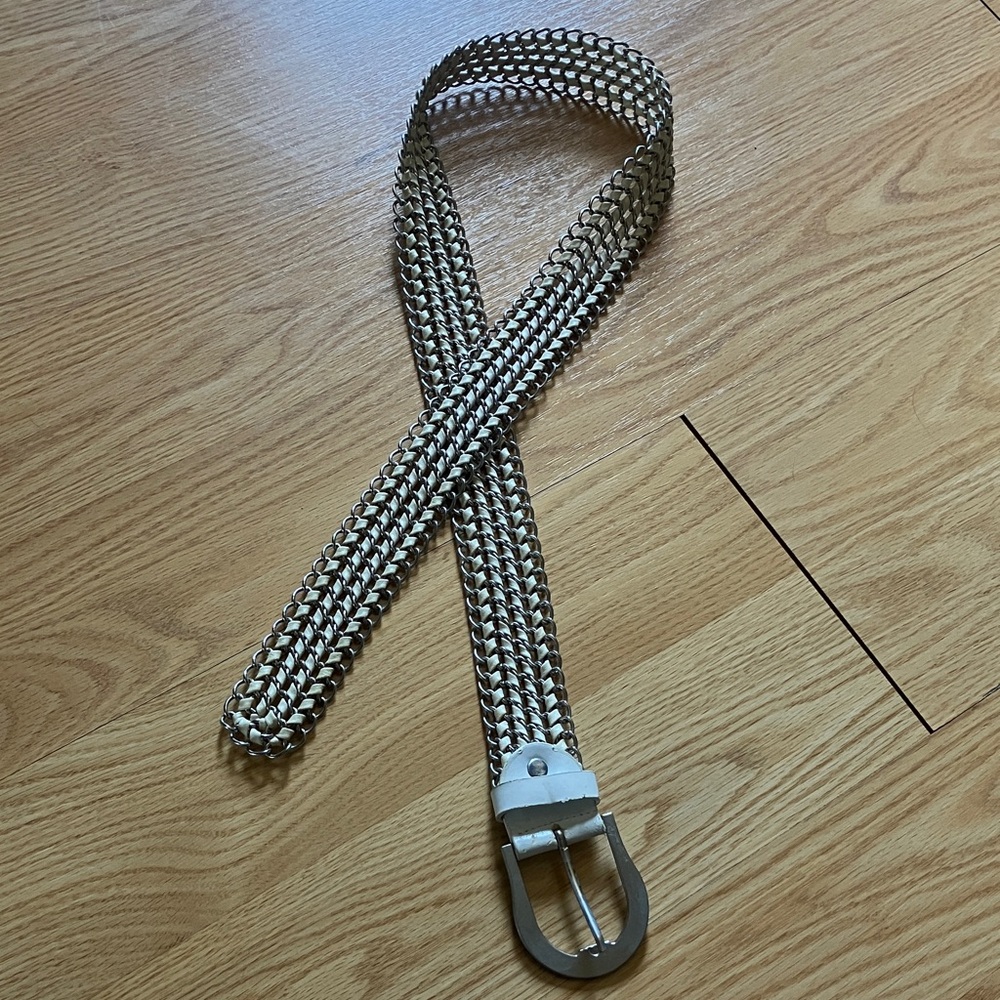 Elegant Silver Chain Belt